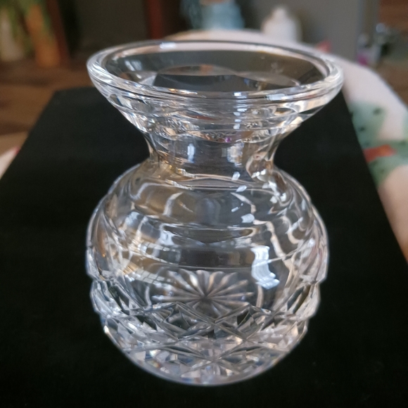 3.75" Posey Flower Vase Unsigned Waterford Crystal Vase - Picture 1 of 8